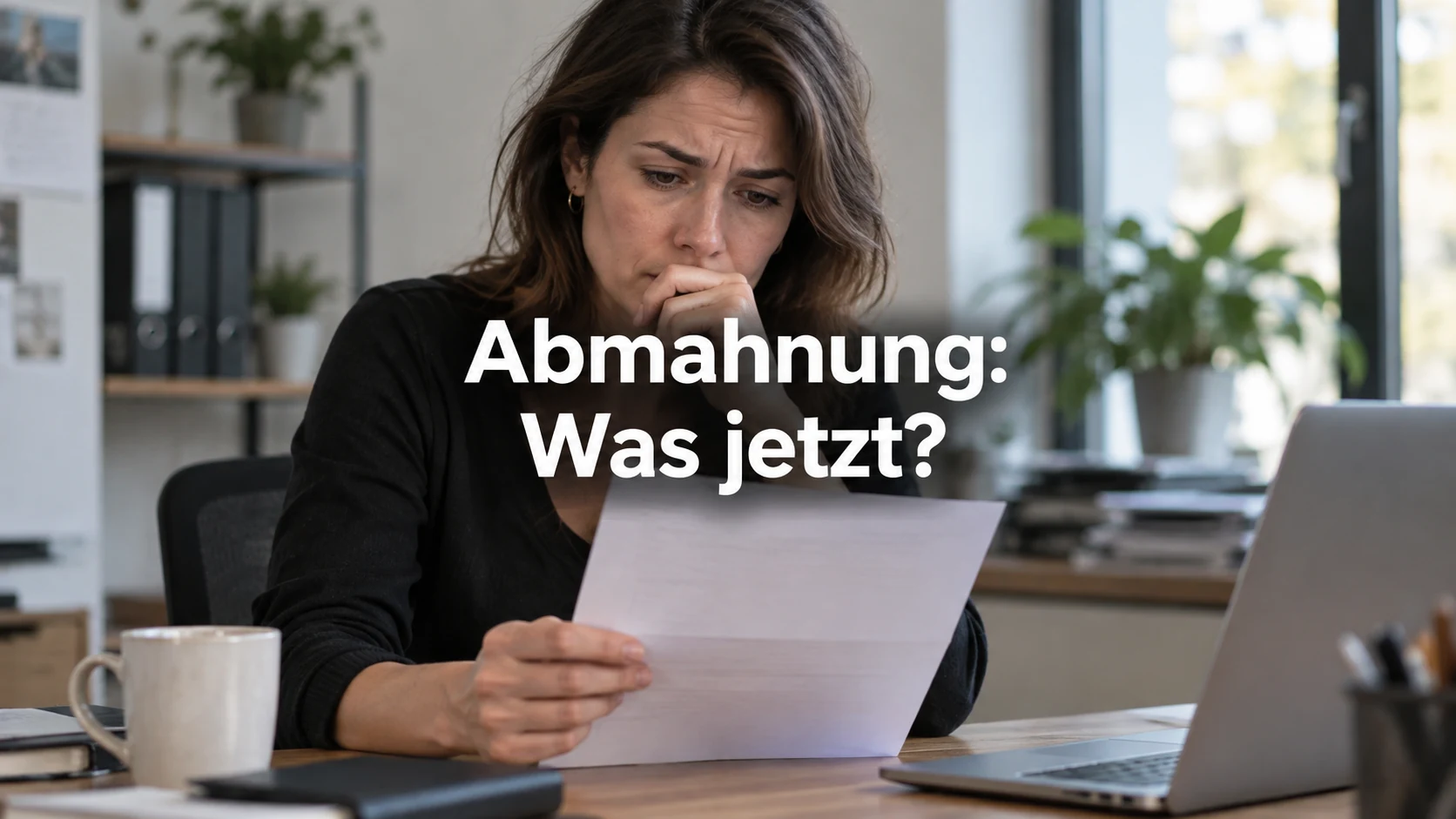 Abmahnung im Arbeitsrecht: Wann ist sie wirksam und wie reagieren?. Repräsentative Szene; zentraler Text: Abmahnung: Was jetzt?