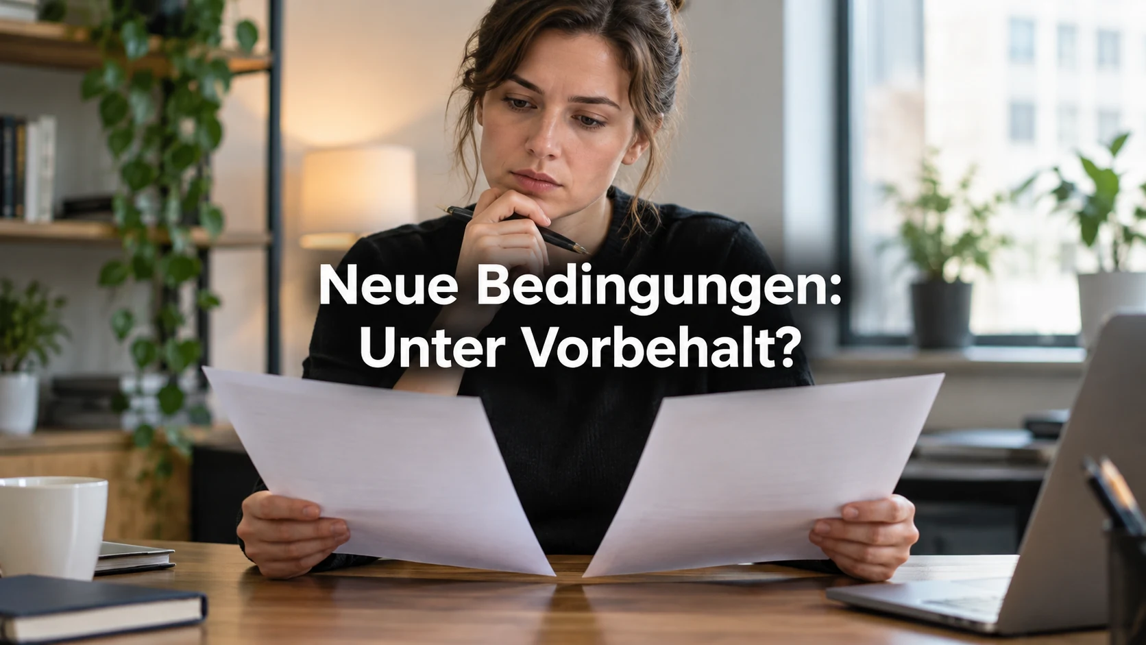Änderungskündigung: Annehmen, ablehnen oder unter Vorbehalt?. Repräsentative Szene; zentraler Text: Neue Bedingungen: Unter Vorbehalt?