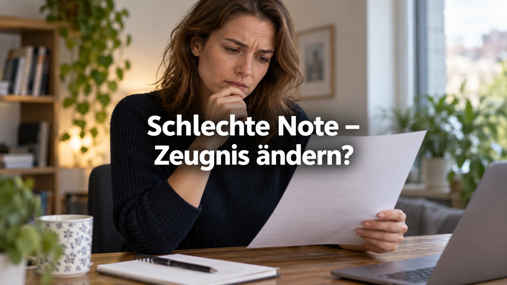 Arbeitszeugnis: Welche Note steht mir zu und wann kann ich Berichtigung verlangen?. Repräsentative Szene; zentraler Text: Schlechte Note – Zeugnis ändern?