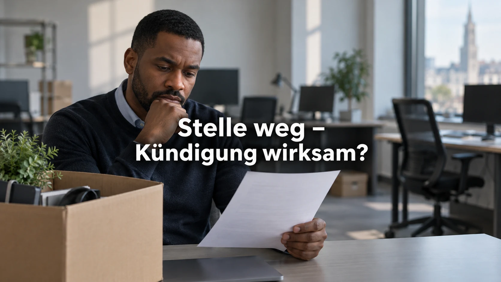 Betriebsbedingte Kündigung: Voraussetzungen, Sozialauswahl und Abfindung. Repräsentative Szene; zentraler Text: Stelle weg – Kündigung wirksam?