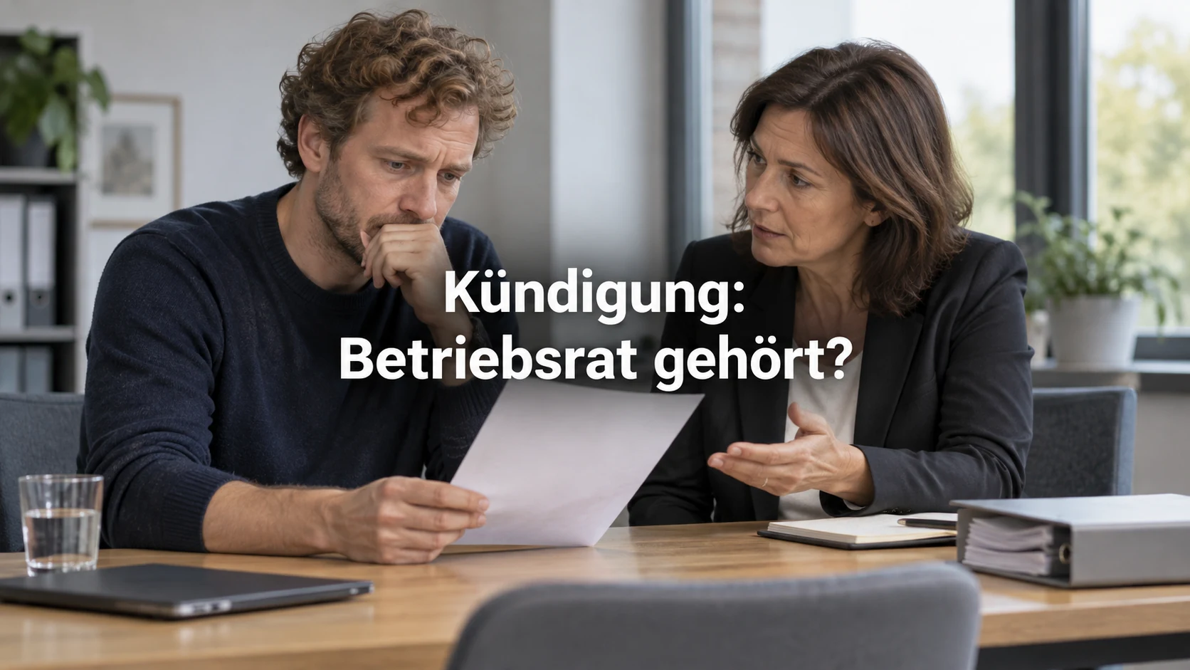 Betriebsrat vor Kündigung: Anhörung, Fristen und Widerspruch. Repräsentative Szene; zentraler Text: Kündigung: Betriebsrat gehört?