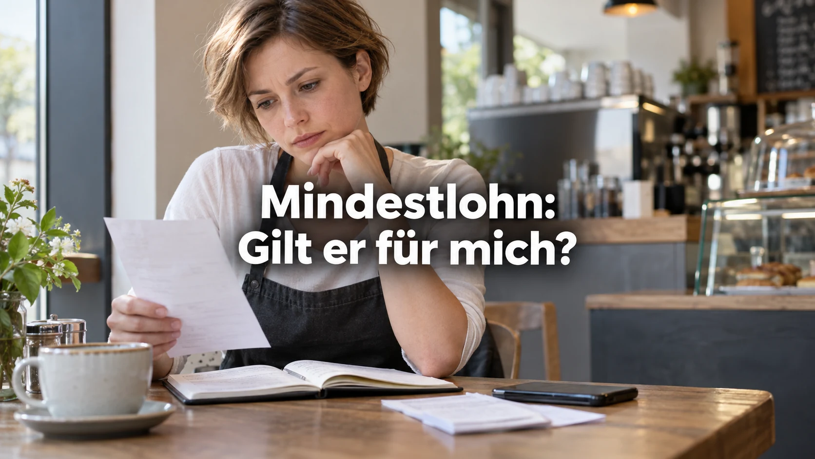 Mindestlohn 2026: 13,90 Euro – wer hat Anspruch und welche Ausnahmen gelten?. Repräsentative Szene; zentraler Text: Mindestlohn: Gilt er für mich?