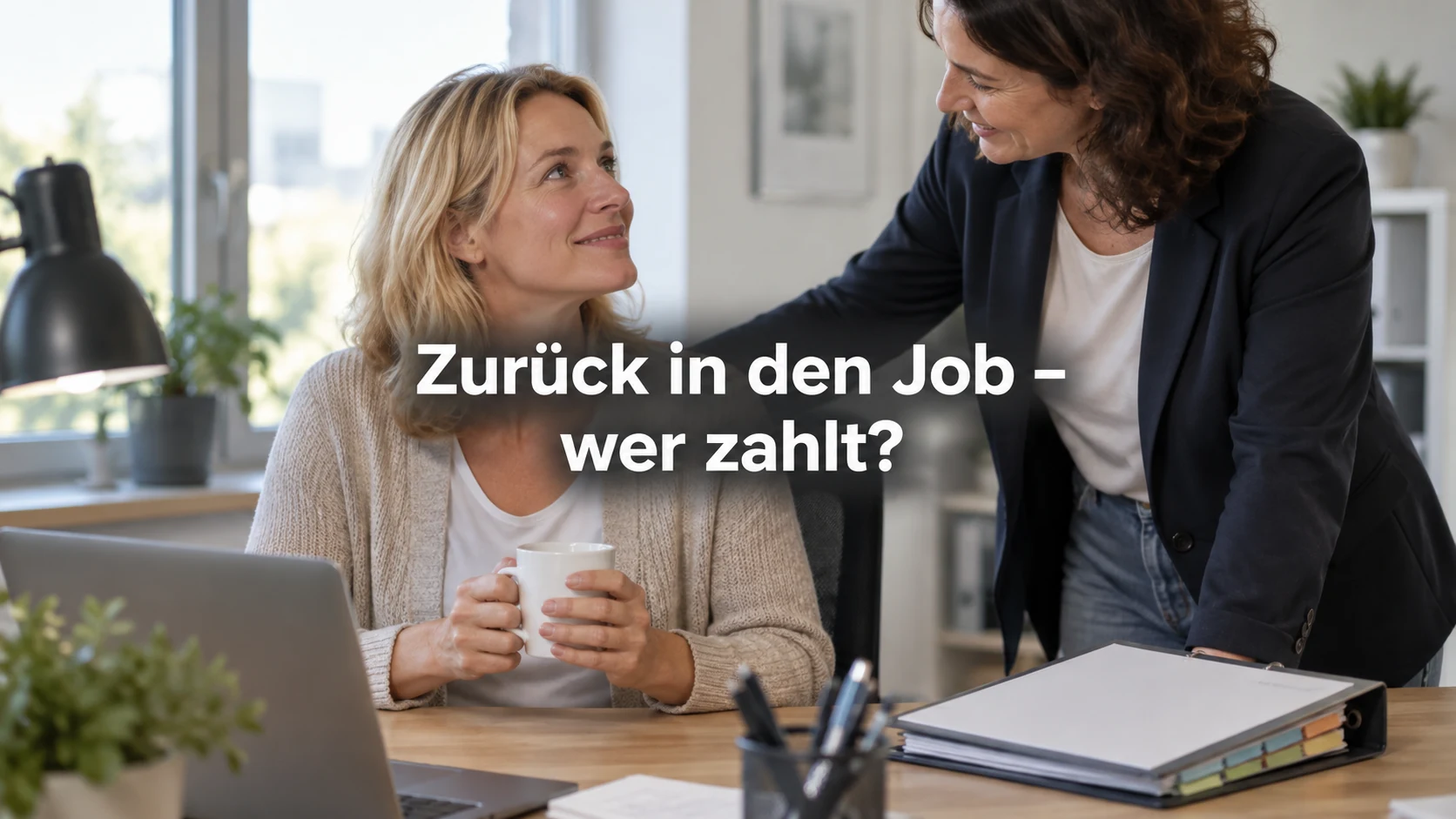 Wiedereingliederung: Gehalt, Krankengeld und Stufenplan. Repräsentative Szene; zentraler Text: Zurück in den Job – wer zahlt?