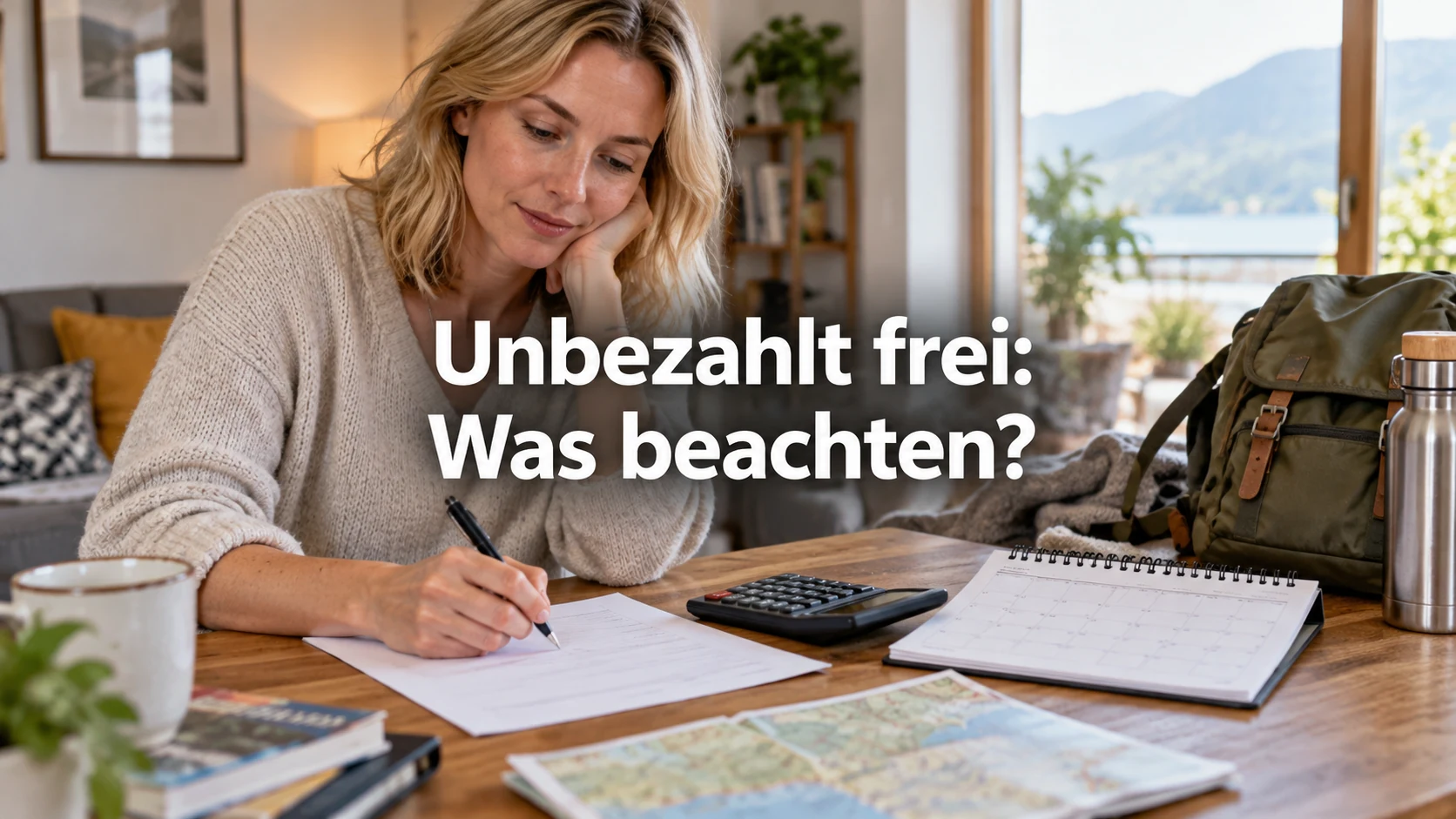 Unbezahlter Urlaub: Antrag, Krankenversicherung und Urlaubsanspruch. Repräsentative Szene; zentraler Text: Unbezahlt frei: Was beachten?