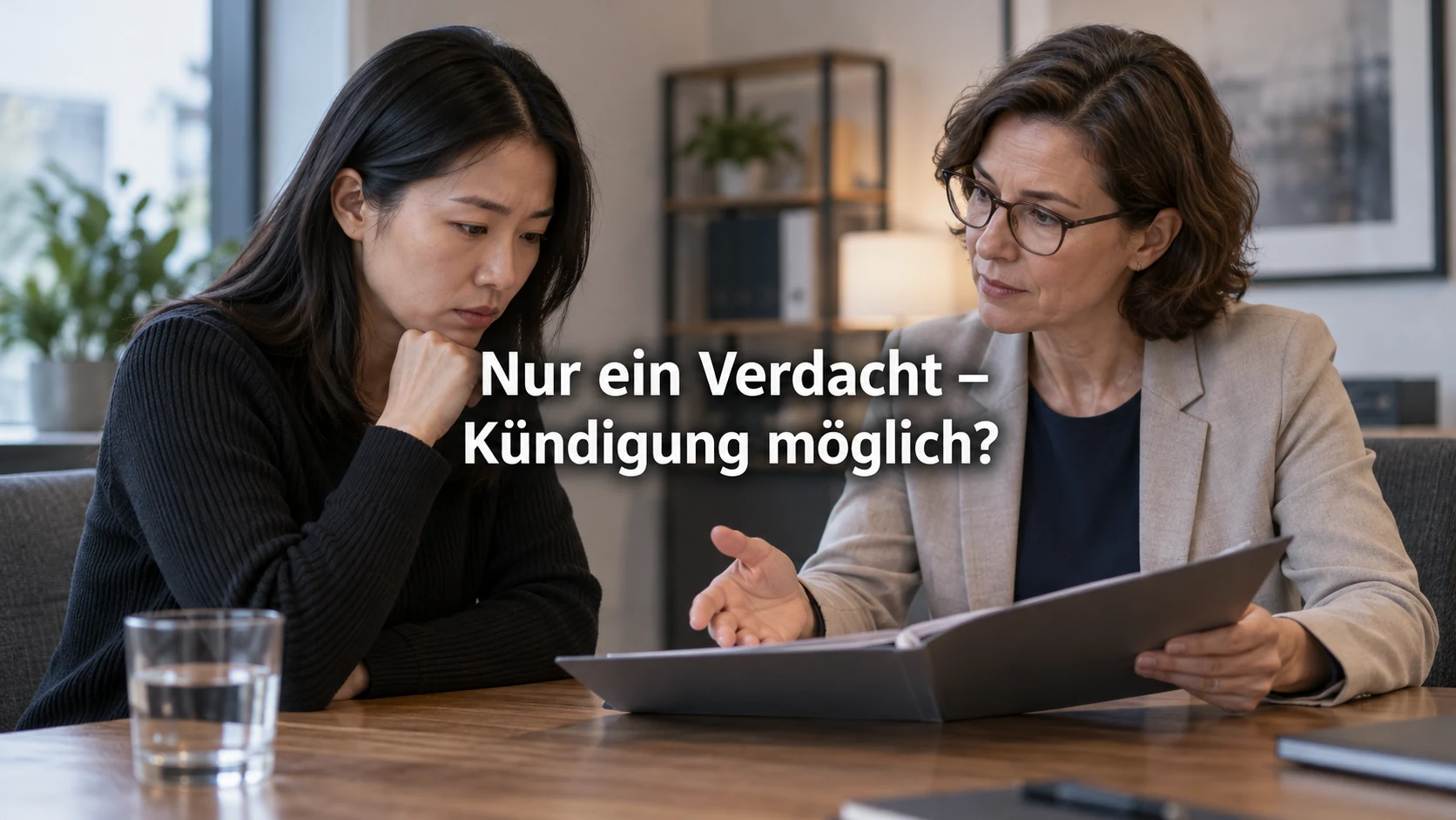 Verdachtskündigung: Anhörung, Beweise und Fristen. Repräsentative Szene; zentraler Text: Nur ein Verdacht – Kündigung möglich?
