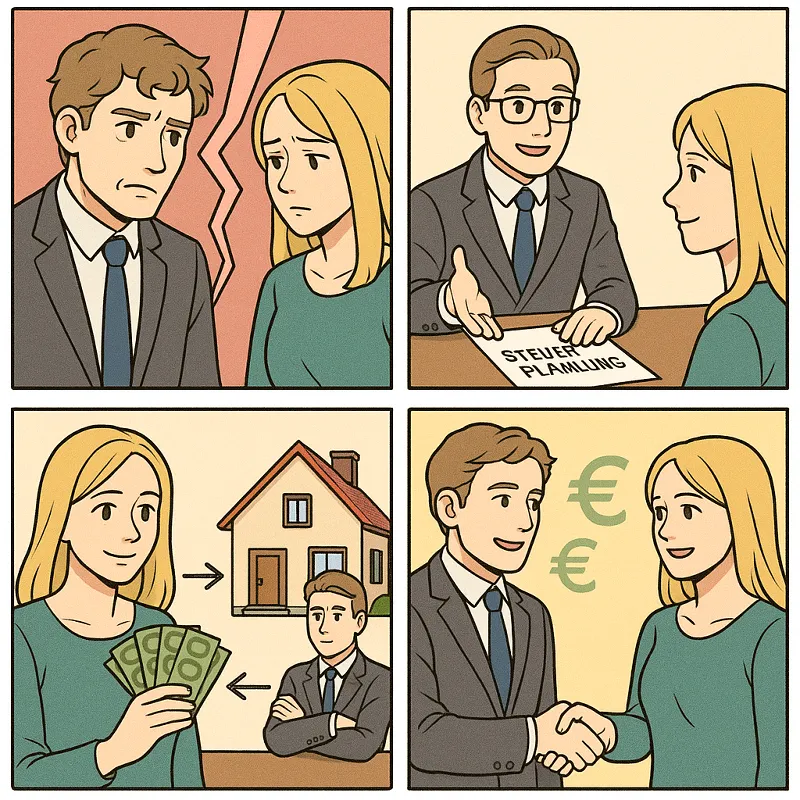 Steueroptimierung bei Vermögensübertragungen nach der Scheidung