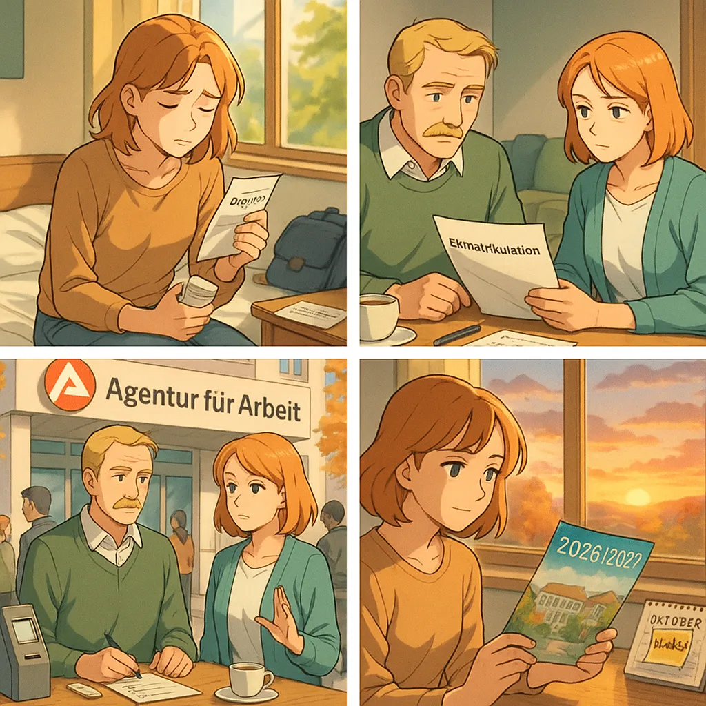 Kindergeld Exmatrikulation Krankheit